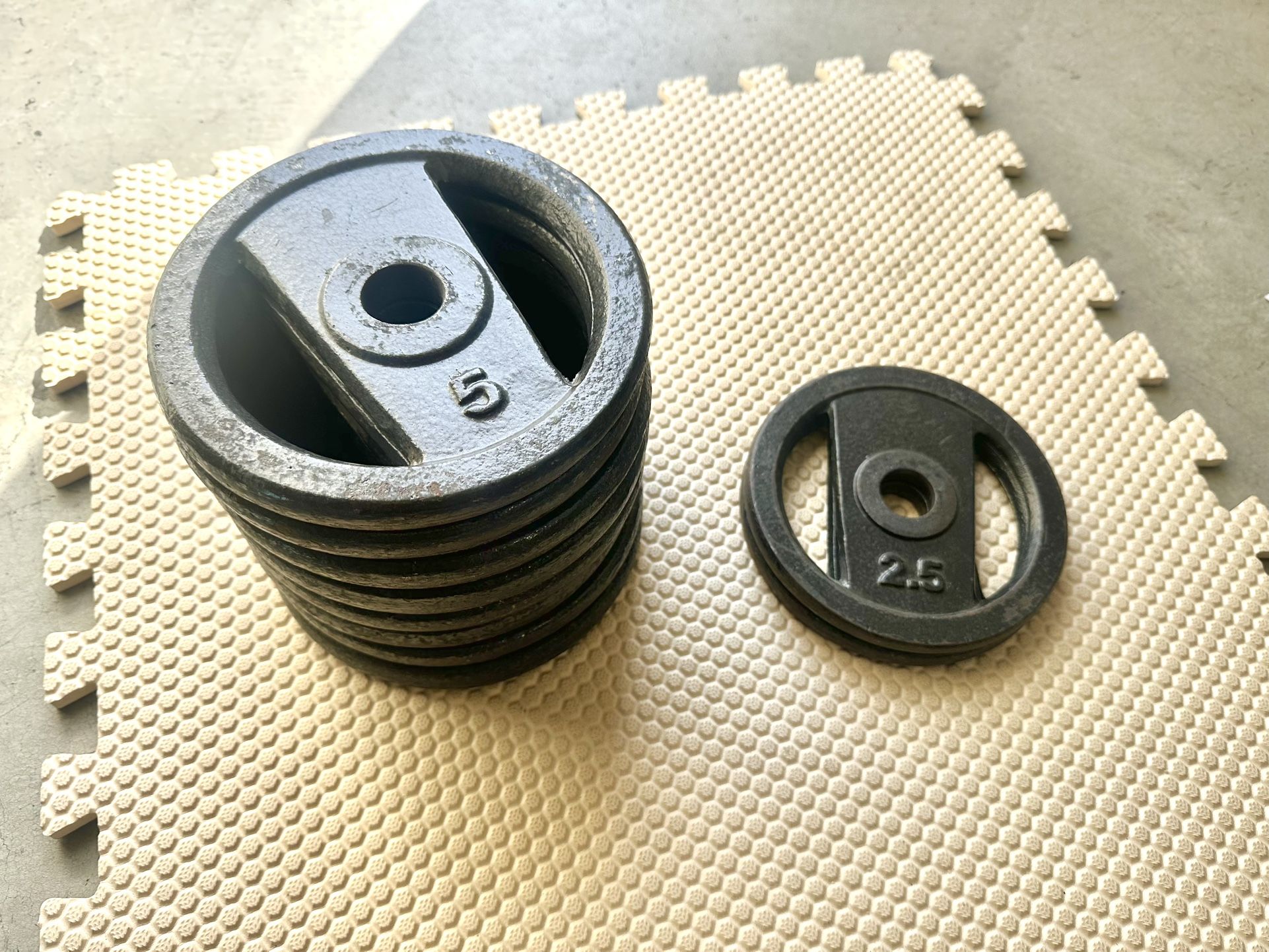 45lbs. Of Standard Weight Plates