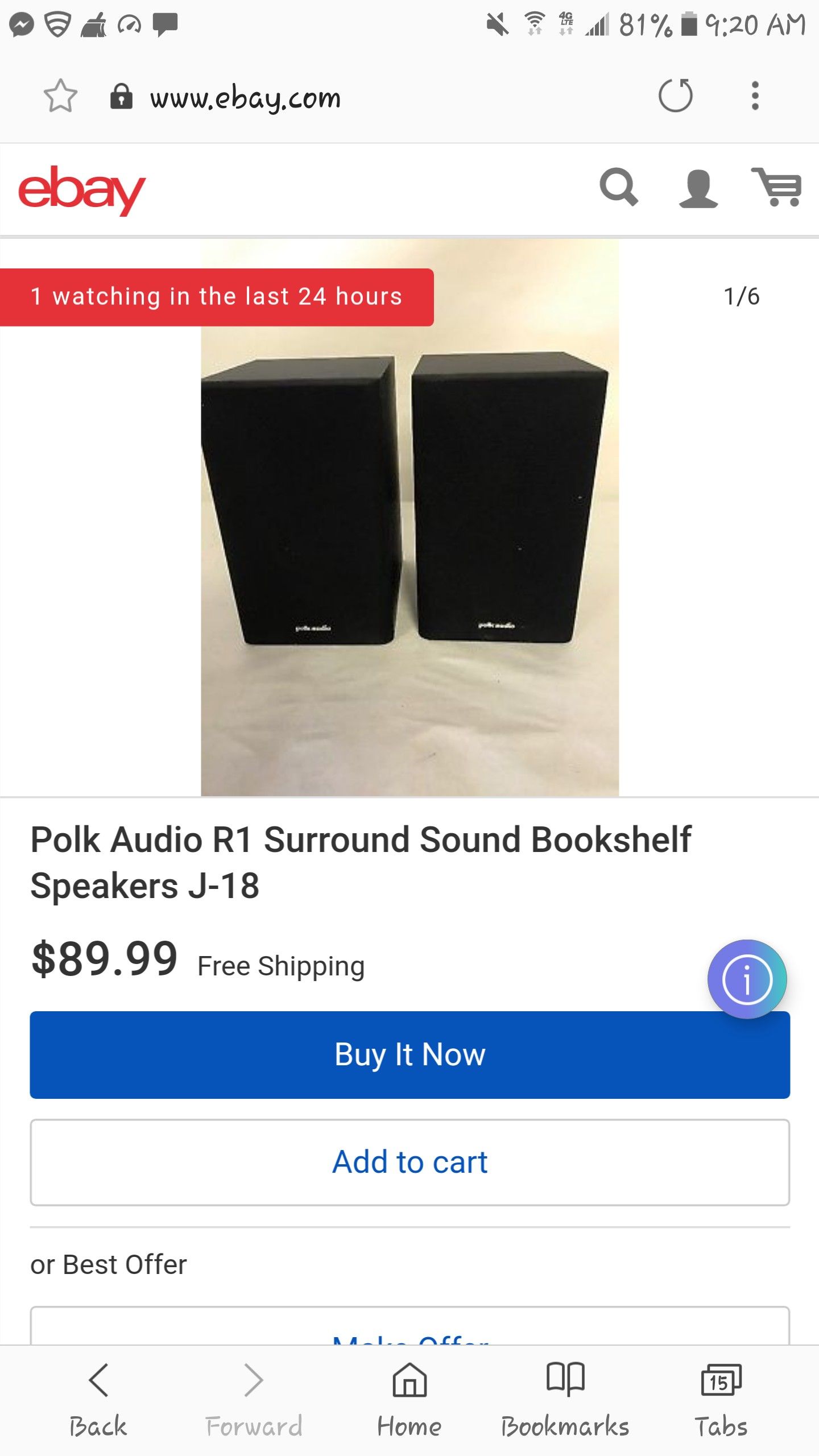 Polk audio r1