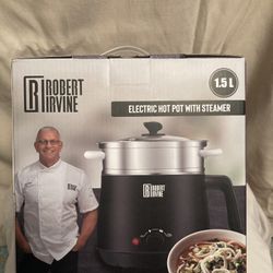 Electric Hot Pot With Steamer 