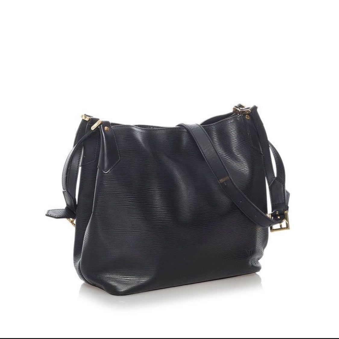 Authentic Louis Vuitton Epi Leather IMandala Shoulder Bag MM M58892 Dark Blue