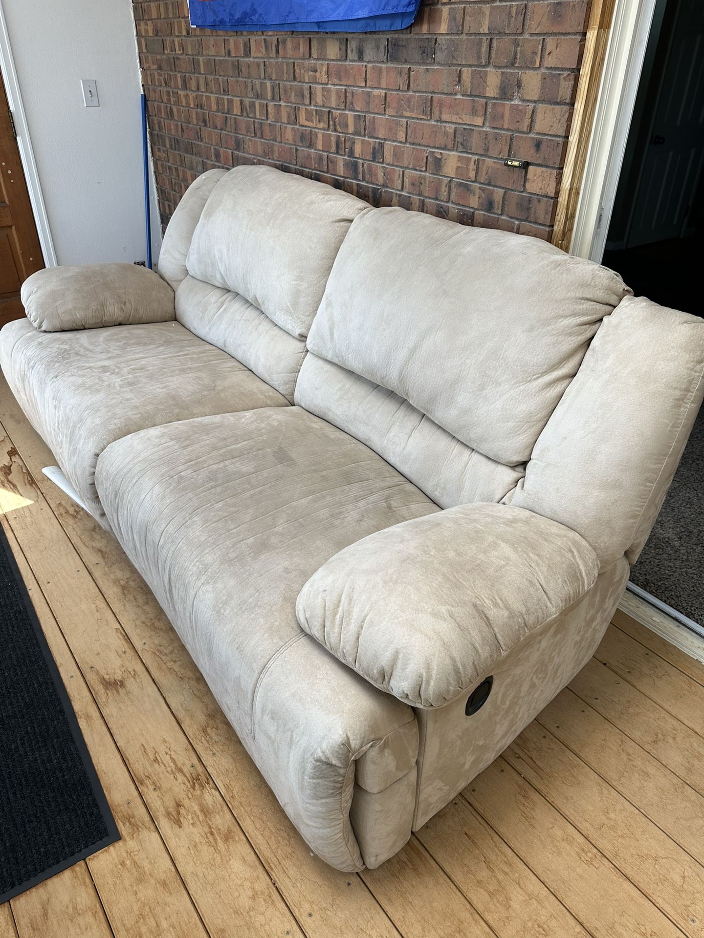 Tan Reclining Couch
