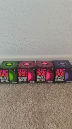 Needoh Fuzzballs Squishy Squeeeze Toys RMS Dumplings