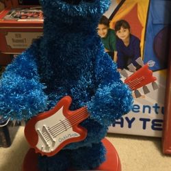 cookie monster Santa sings