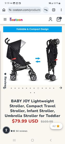BABY JOY Lightweight Stroller $35