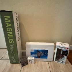 Tripod, Mic, Lens, iPad Mini Mount Kit