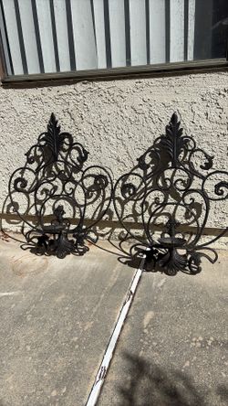 Wrought Iron Wall candelabras