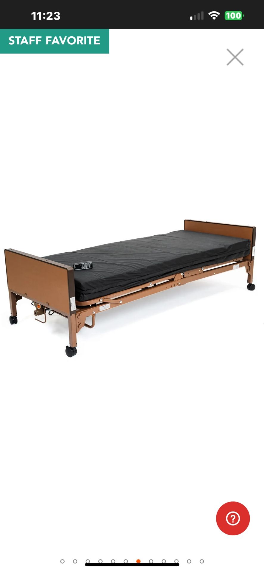 One hospital bed And One craftmatic Adjustable Bed
