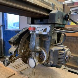 Craftsman Commercial Radial Arm Saw And Dado Cutter Attachments