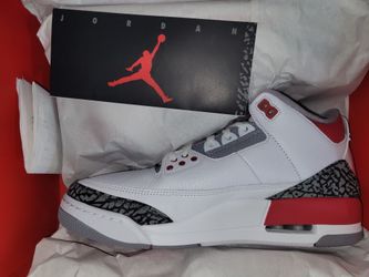 Jordan 3 Fire Red Size 9.5 Men