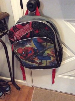 Spiderman backpack and good condition