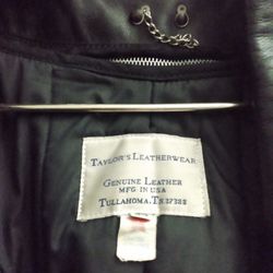 Leather Police Jacket