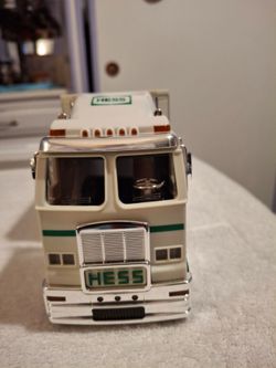 Hess toy truck with Racecars