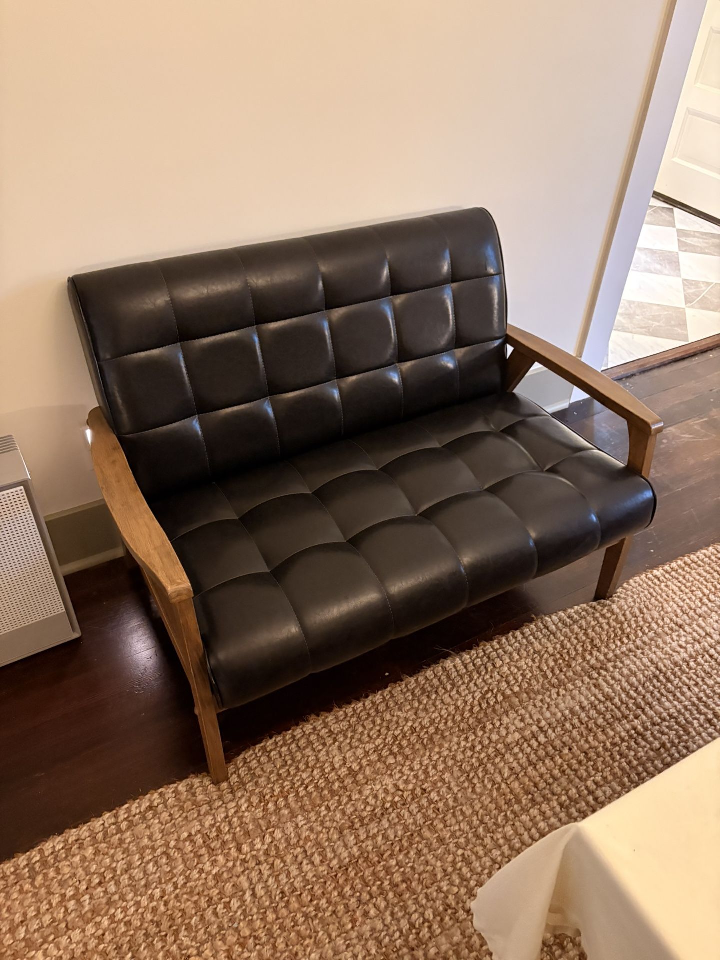 Mid-century modern loveseat