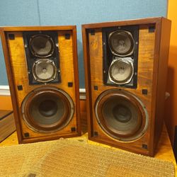 Acoustic Research AR 2 Speakers Freshly Restored 