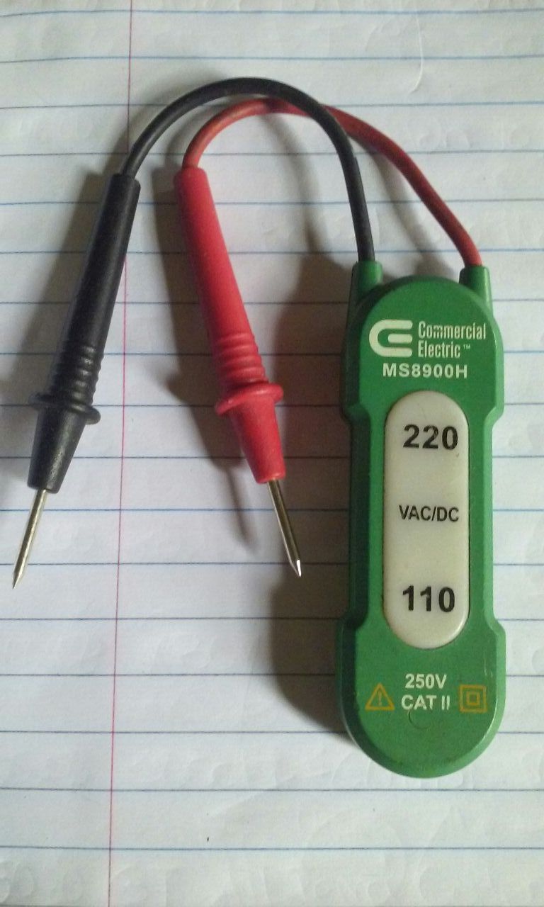 2Range voltage tester by Commercial Electric(MS8900h)