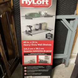 Hyland Heavy Duty Metal Garage Wall Shelves - Brand New Set Of 2 Unopened In Box