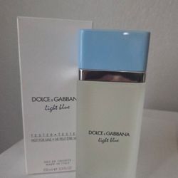 NEW DESIGN DOLCE GABBANA LIGHT BLUE FOR WOMEN, 3.4OZ/100ML,  NEW IN BOX