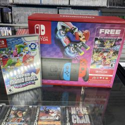 Nintendo Switch Sealed Bundle $350 Gamehogs 11am-7pm