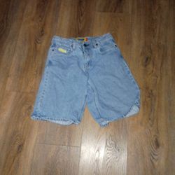 Empyre Baggy Shorts Light Wash Blue