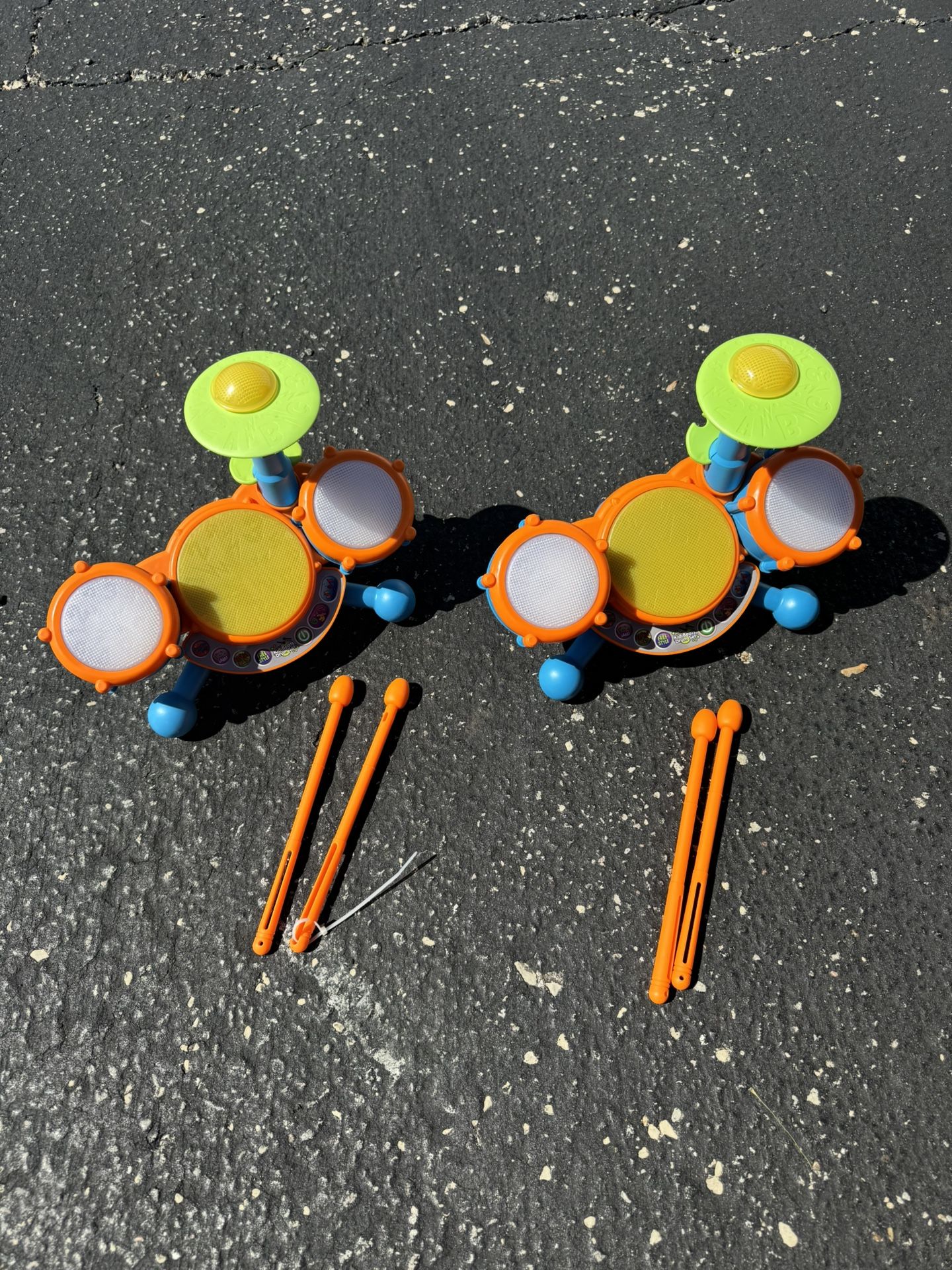 2 Brand New Kids Vtech Drum Sets $15 Each