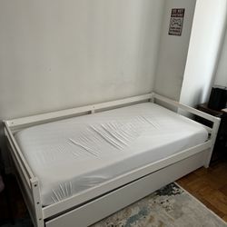 Twin Bed Frame With Pullout Bed 