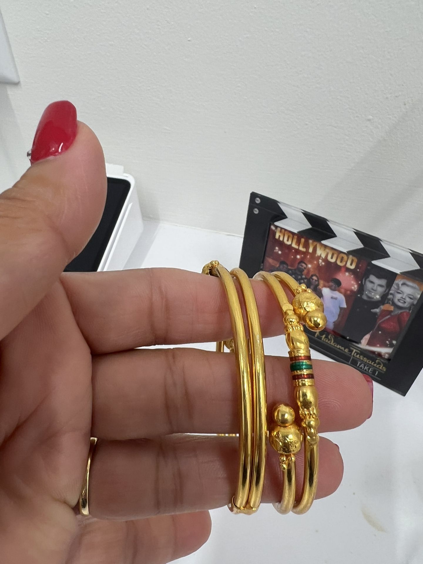 Gold Plated Bracelet Size 2.6