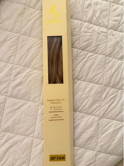 Hair extension   100$    Hair clips   14 pecies