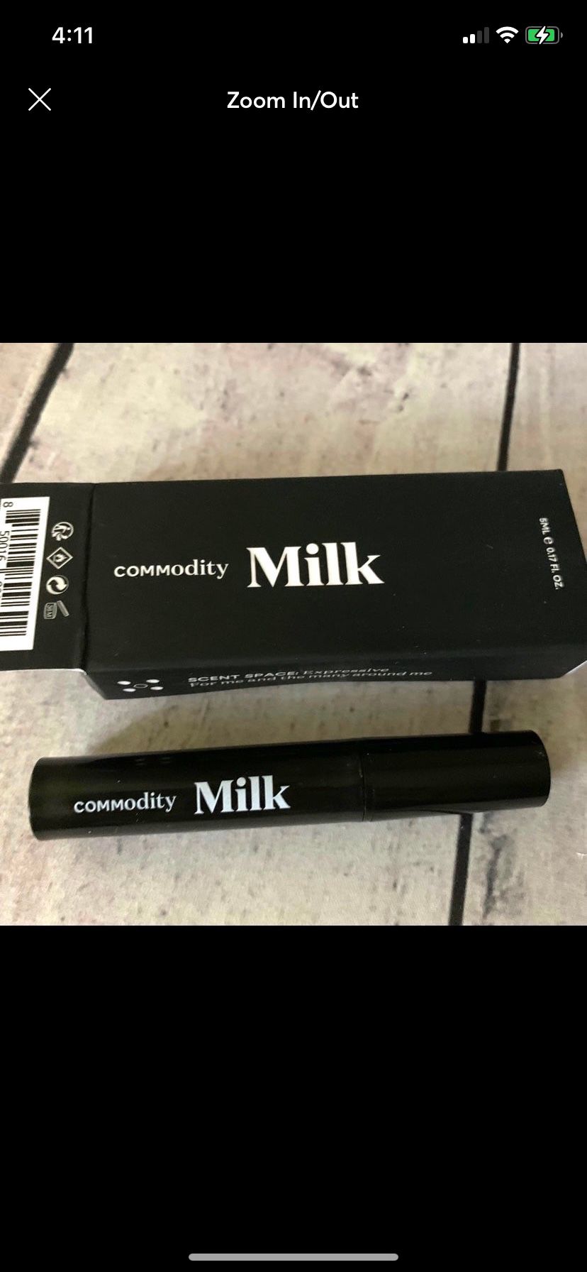 New Commodity MILK Perfume 0.17oz/ 5mL Mini Spray