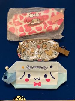 3pcs Hello kitty brand bags/makeup bags