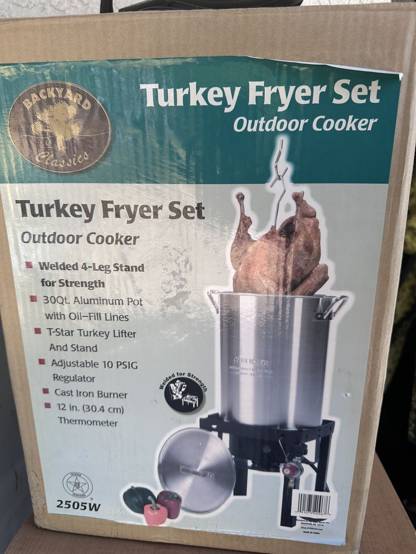 Turkey Fryer Set With Gas Burner 