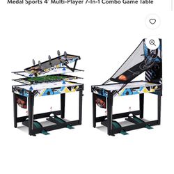 BNIB - 4' Multi-Player 7-In-1 Combo Game Table