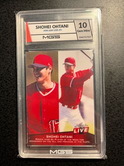 Ohtani 2018 Leaf Live- Graded 10