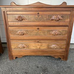 Antique East Lake Chest Of Drawers 