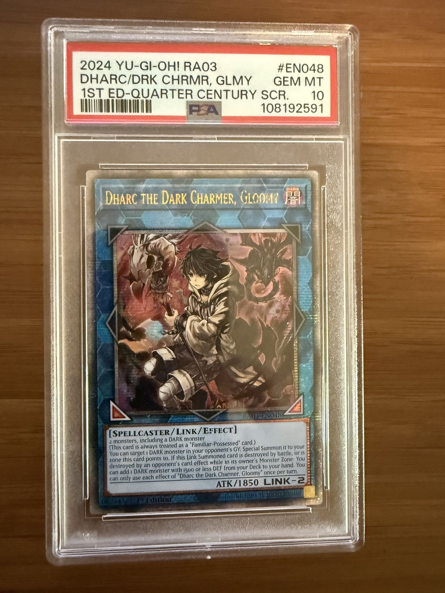Yugioh Bonanza Dharc the Dark Charmer, Gloomy RA03-EN048