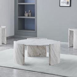 Stone Coffee Table Set 
