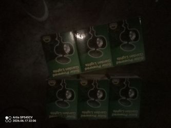 6 Solar garden lights