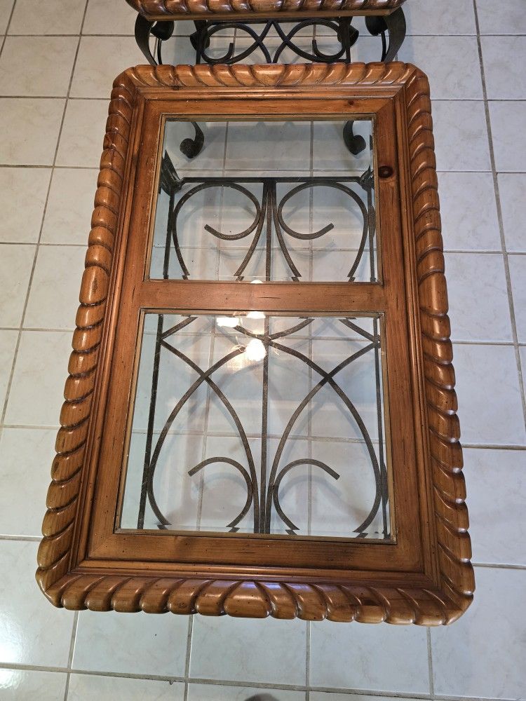 Coffee Table And Matching End Table