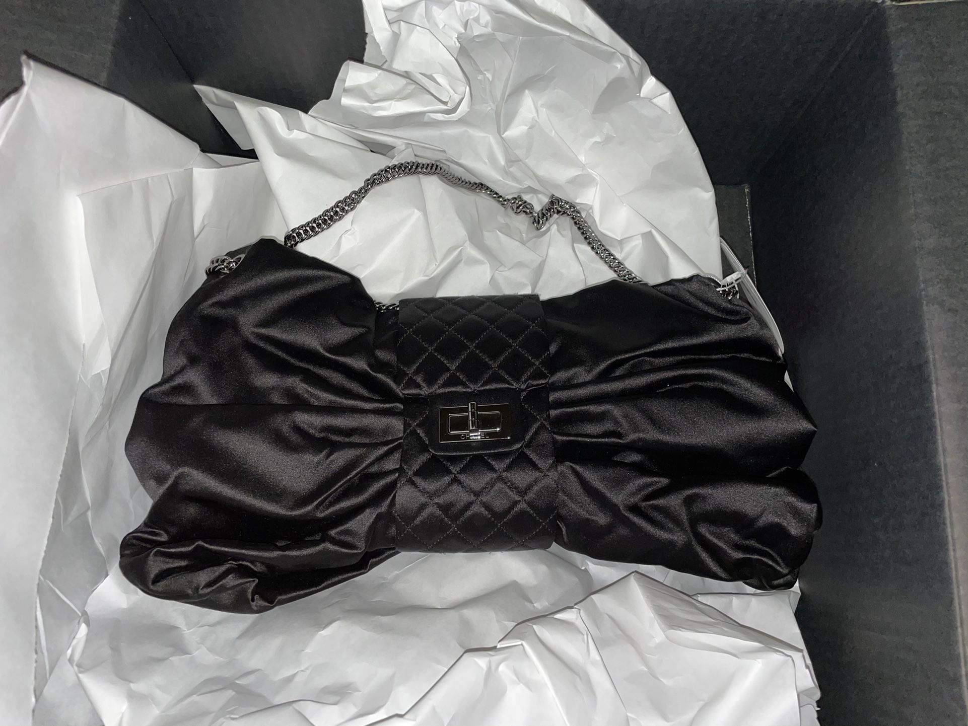 Chanel Satin Large Bow Bag 