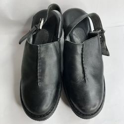 Ariat Shoes Sling Back Women Size 8.5B Black Leather Upper