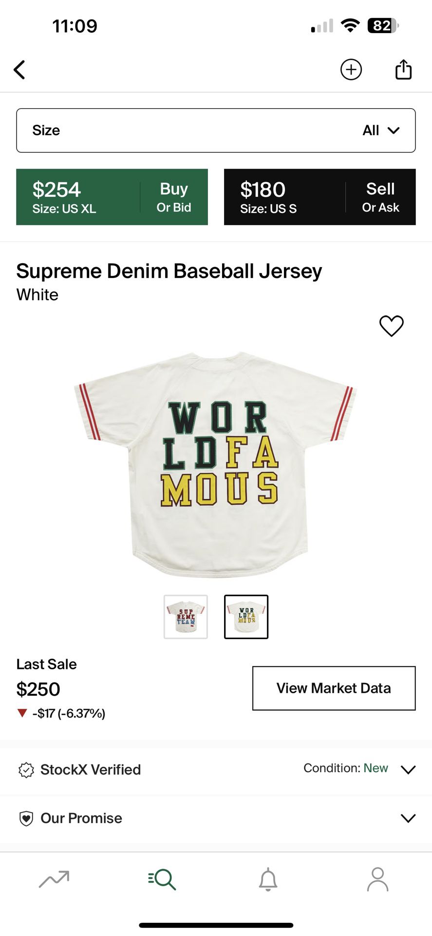 Authentic Supreme Jersey 