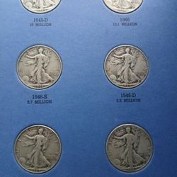 28 Walking Liberty Halves