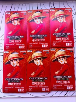 6 One Piece Carrying His Will Packs