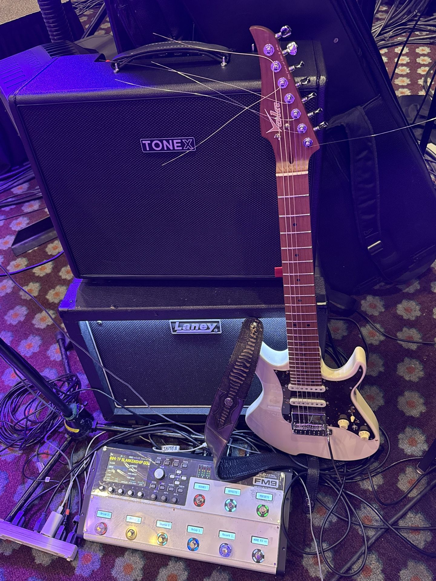 Vola 7 Strings Made In Japan Vintage White SS Frets