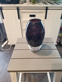 KROSNO Purple Glass Vase