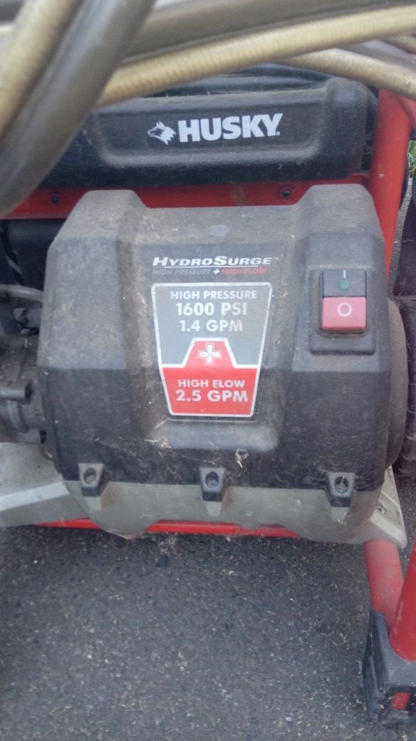 Husky Hydro Surge 1600 Psi Electric Power Washer