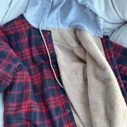 Flannel Jacket Size Large 