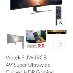Viotek Curved Gaming Monitor