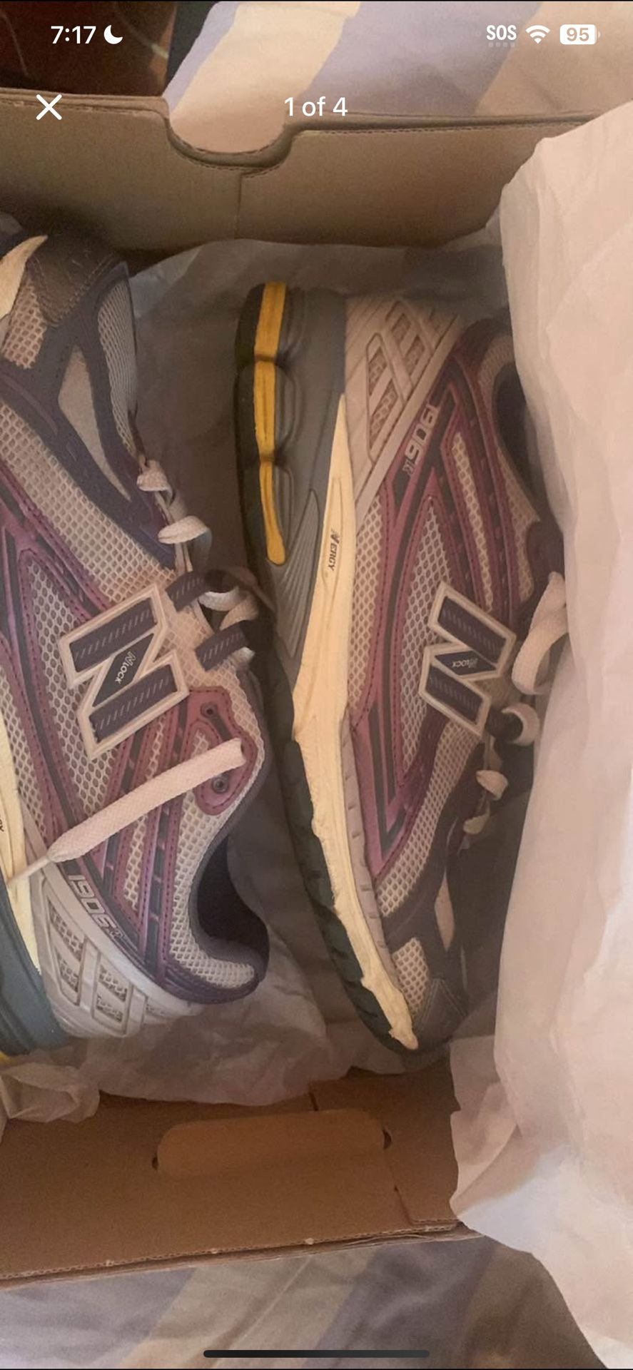 New Balance 1906 Size 11 Rose Pink silver