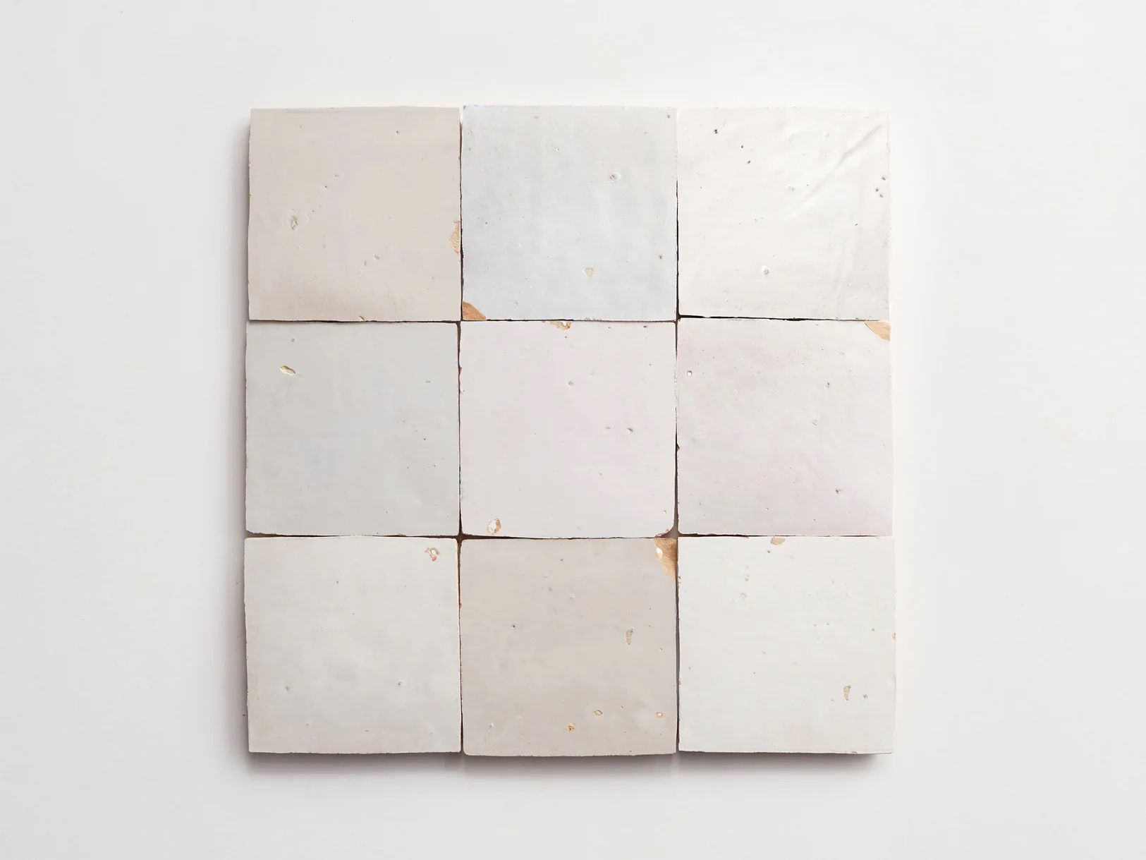 Zellige Weathered White 4x4 Tile - 2 Boxes