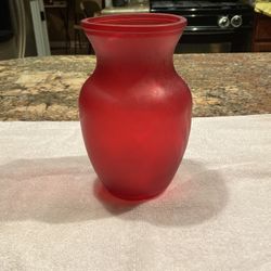 Red Vase